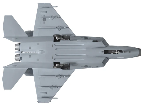 韓国 KF-21 5号機 3Dモデル