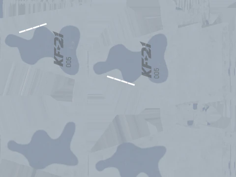 韓国 KF-21 5号機 3Dモデル