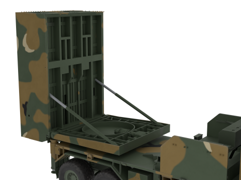 Korea Missile launcher Cheon-mu 600mm ver 3D Model