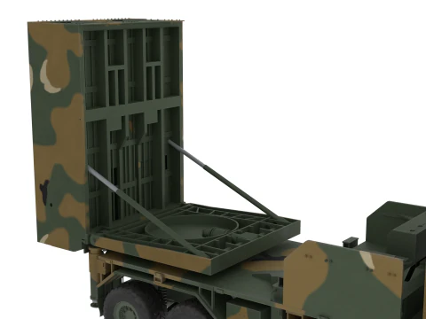 Korea Missile launcher Cheon-mu 600mm ver 3D Model