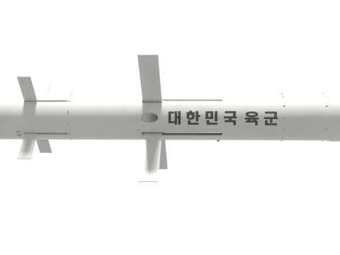 Portable missile Hyungoong and soldier 3Dモデル