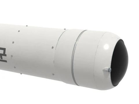 Portable missile Hyungoong and soldier 3D Model