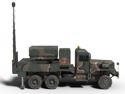 KOREA 70mm guided rocket Bigung launcher Model 3D