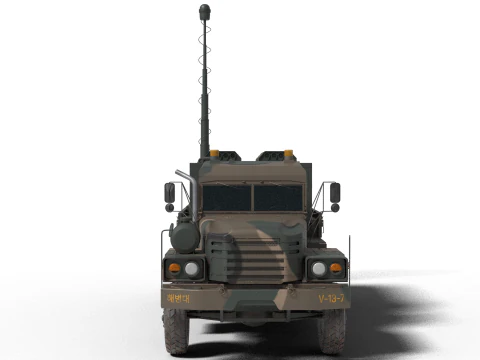 KOREA 70mm guided rocket Bigung launcher 3D Model