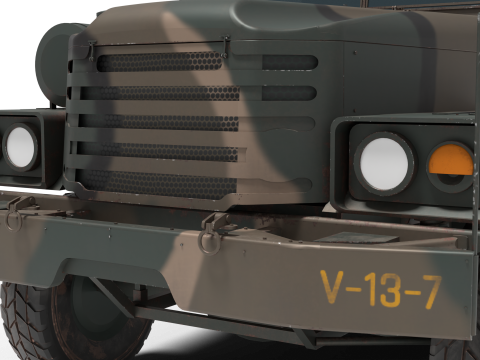 KOREA 70mm guided rocket Bigung launcher Model 3D
