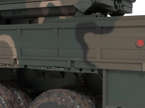 KOREA 70mm guided rocket Bigung launcher 3D Model