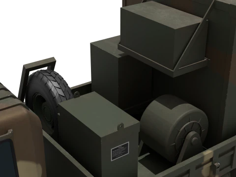 Korean Cheongung Combat Control Center 3D Model