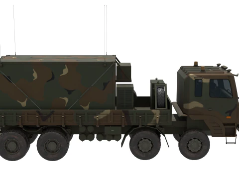 Korean Cheongung Combat Control Center 3D Model