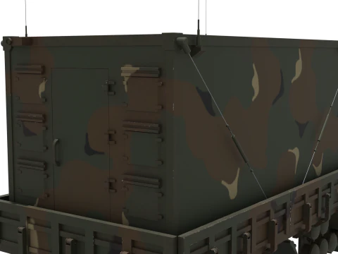 Korean Cheongung Combat Control Center 3D Model