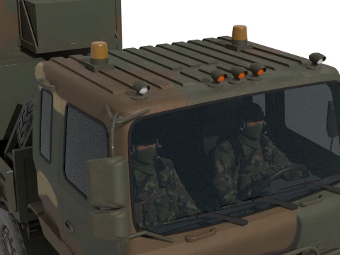 Korean Cheongung Combat Control Center 3D Model