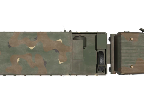 Korean Cheongung Combat Control Center 3D Model