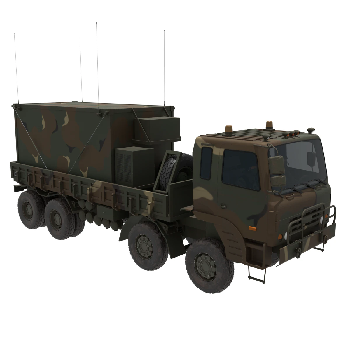 Korean Cheongung Combat Control Center 3D Model .c4d .max .obj .3ds .fbx .stl .blend