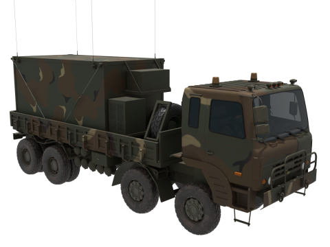 Korean Cheongung Combat Control Center 3D 모델