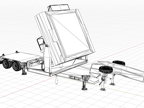 Korean radar L-SAM 3D 모델