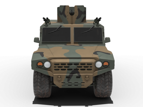 Korean military vehicle K-151 Model 3D