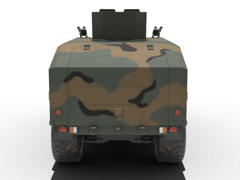Korean military vehicle K-151 Model 3D