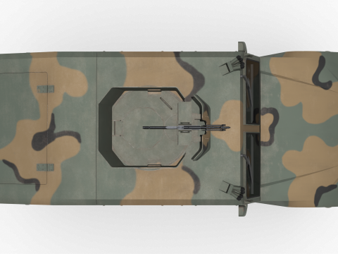 Korean military vehicle K-151 Model 3D