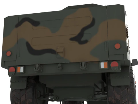 Korean military vehicle K-151 3D Model