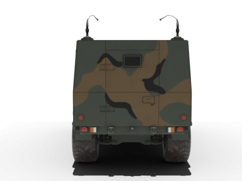 Korean military vehicle K-152 3D-Modell