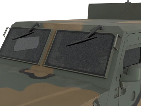 Korean military vehicle K-152 3D Model