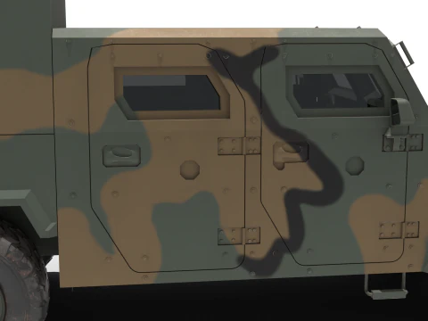 Korean military vehicle K-152 3D Model