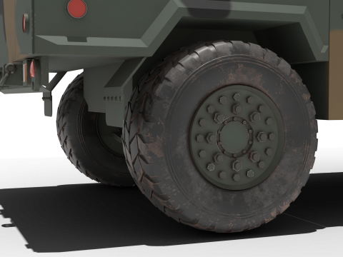 Korean military vehicle K-152 3D-Modell