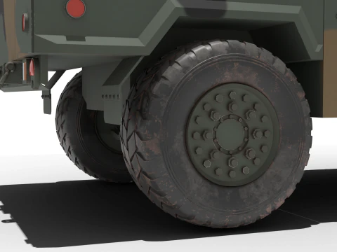 Korean military vehicle K-152 3D Model