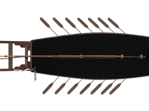 Turtle ship made by Admiral Yi Sun-sin of Korea Modelo 3D