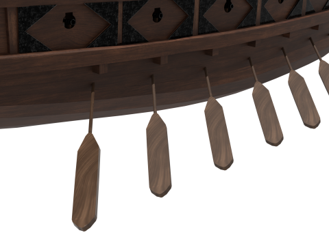 Turtle ship made by Admiral Yi Sun-sin of Korea Modelo 3D
