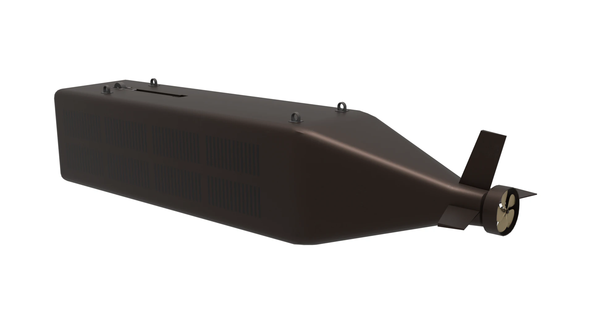 Korean unmanned submarine 3D Model .c4d .max .obj .3ds .fbx .stl .blend