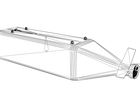 Korean unmanned submarine 3D Model