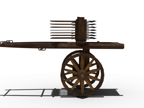 Arrow weapon Shingijeon Model 3D