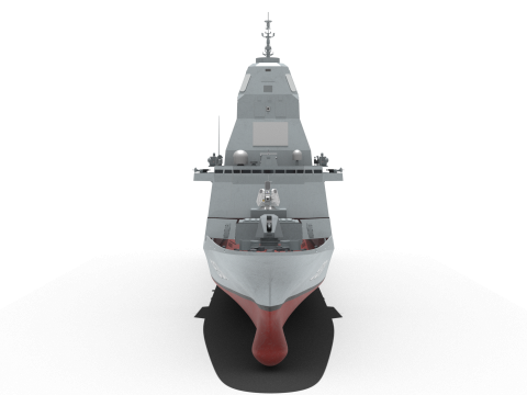 Korean next-generation destroyer KDDX-3 Modello 3D