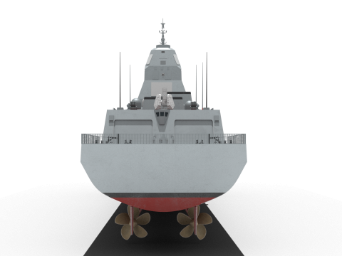 Korean next-generation destroyer KDDX-3 Modello 3D