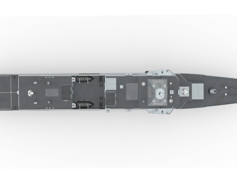 Korean next-generation destroyer KDDX-3 Modello 3D