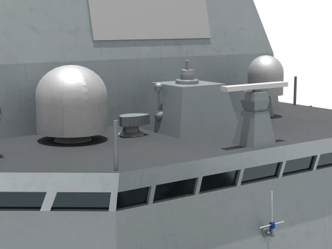 Korean next-generation destroyer KDDX-3 3D Model