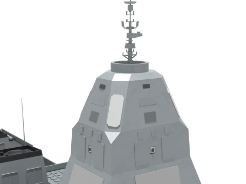 Korean next-generation destroyer KDDX-3 3D Model