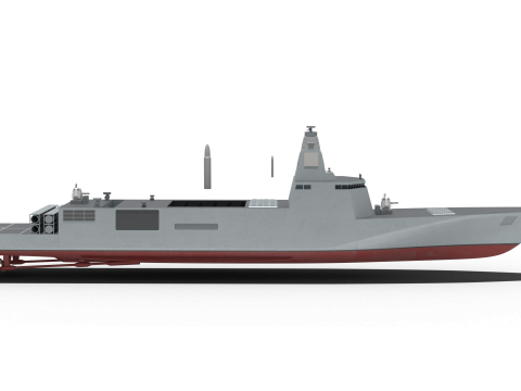 Korean Joint Strike Ship 2 Model 3D