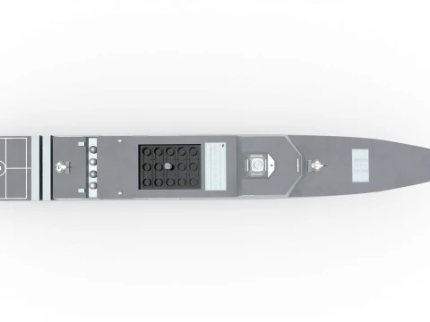 Korean Joint Strike Ship 2 3D Model