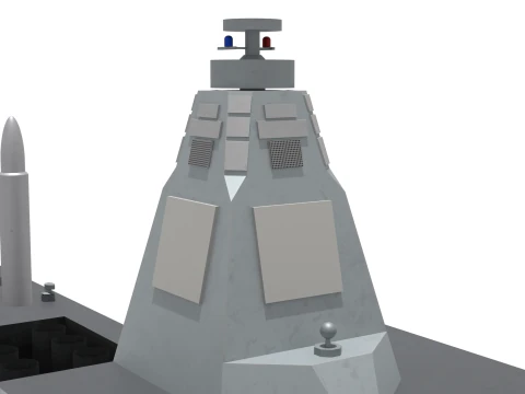 Korean Joint Strike Ship 2 3D Model