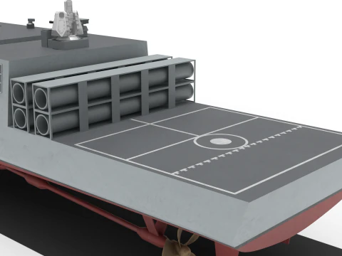 Korean Joint Strike Ship 2 3D Model