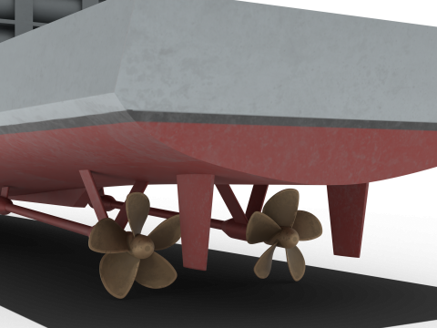 Korean Joint Strike Ship 2 Model 3D