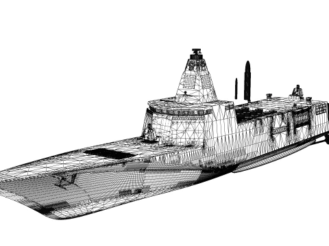 Korean Joint Strike Ship 2 3D Model