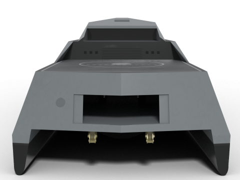 Korean drone command and control ship Modelo 3D