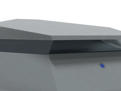Korean drone command and control ship 3D Model