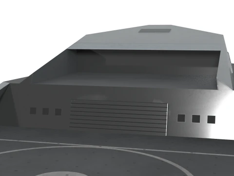 Korean drone command and control ship 3D Model
