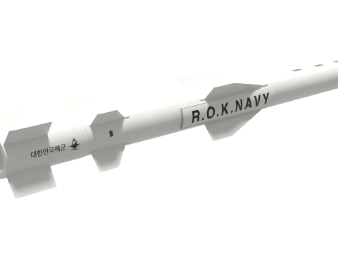 Korean anti-ship missile Haeseong 3Dモデル