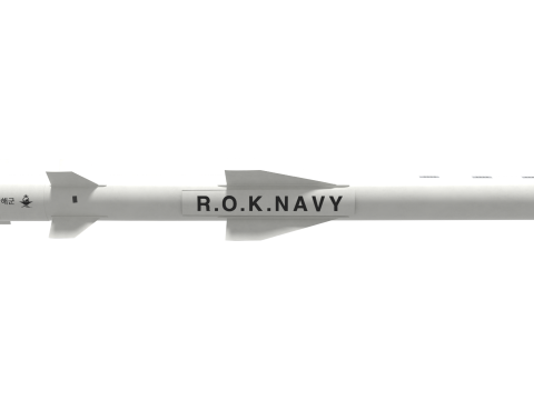 Korean anti-ship missile Haeseong Model 3D
