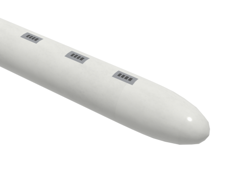 Korean anti-ship missile Haeseong Model 3D