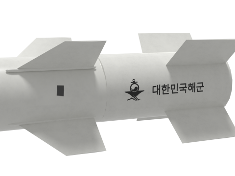 Korean anti-ship missile Haeseong Model 3D